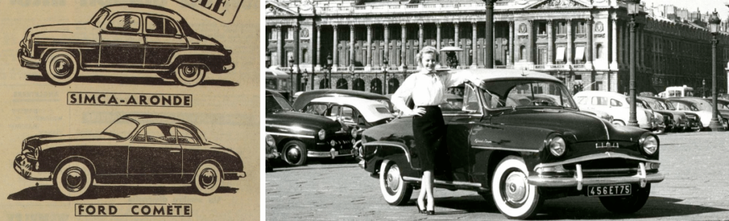 Mariage de Simca et Ford France en 1954